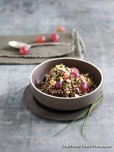 Recette de salade de quinoa raisin et amandes 