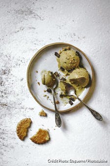 Recette de crème glacée à la pistache