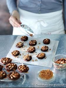 Cookies au chocolat et noix de pécan
