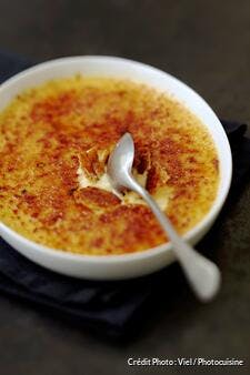 Crème brûlée classique à la vanille