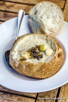 Pacific clam chowder