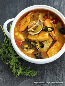 Bouillabaisse aux poissons