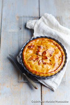 Tourte à la dinde et champignons de Paris