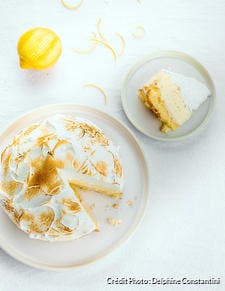 Gâteau nuage au citron meringué