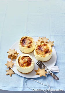 Mini cheesecakes façon crème brûlée