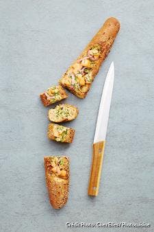 Baguette farcie au saumon Baguette farcie au saumon