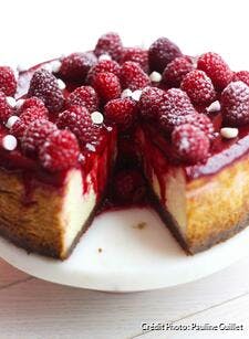 Cheesecake aux framboises