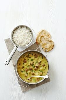 Curry de boulettes de dinde à l'ananas