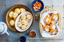 Gohriba semoule-noix de coco et amandes citron
