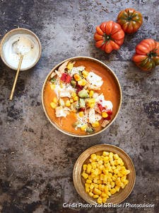 Soupe au poulet à la mexicaine Soupe au poulet à la mexicaine