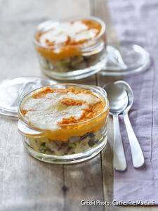 Parmentier de légumes au reblochon