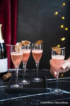 Recette de cocktail au champagne