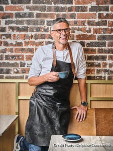 Portrait du chef pâtissier Christophe Adam