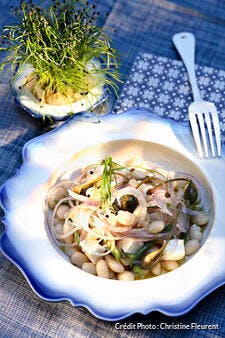 salade de haricots cocos