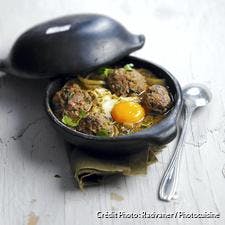 Tajine de viande hachée aux oeufs