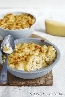 Gratin de coquillettes au comté