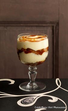 Tiramisu au caramel au beurre salé