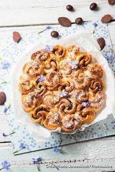 Brioche familiale au chocolat