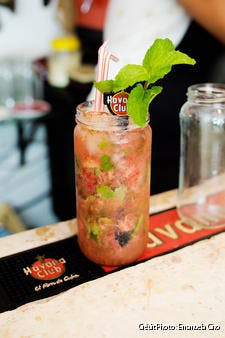 Mojito à la fraise