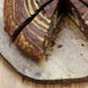 Zebra cake chocolat-vanille
